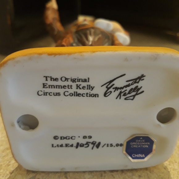 Original Emmett Kelly Clown 1989 Figurine - Picture 7 of 11